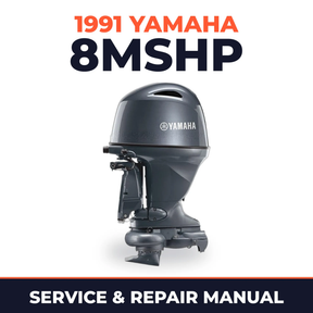 1991 Yamaha 8MSHP 2 stroke Service and Repair Manual