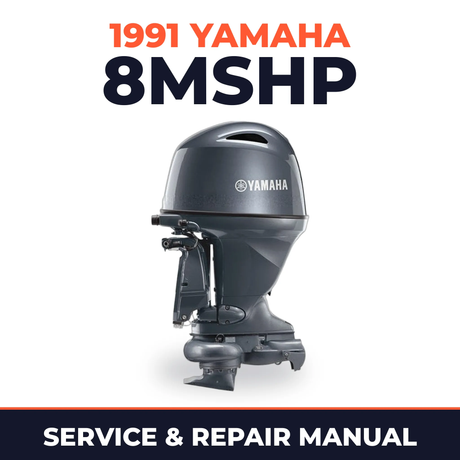 1991 Yamaha 8MSHP 2 stroke Service and Repair Manual