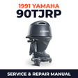 1991 Yamaha 90TJRP 2 stroke Service and Repair Manual