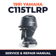 1991 Yamaha C115TLRP 2 stroke Service and Repair Manual