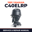 1991 Yamaha C40ELRP 2 stroke Service and Repair Manual