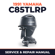 1991 Yamaha C85TLRP 2 stroke Service and Repair Manual