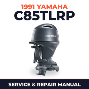 1991 Yamaha C85TLRP 2 stroke Service and Repair Manual