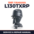 1991 Yamaha L130TXRP 2 stroke Service and Repair Manual