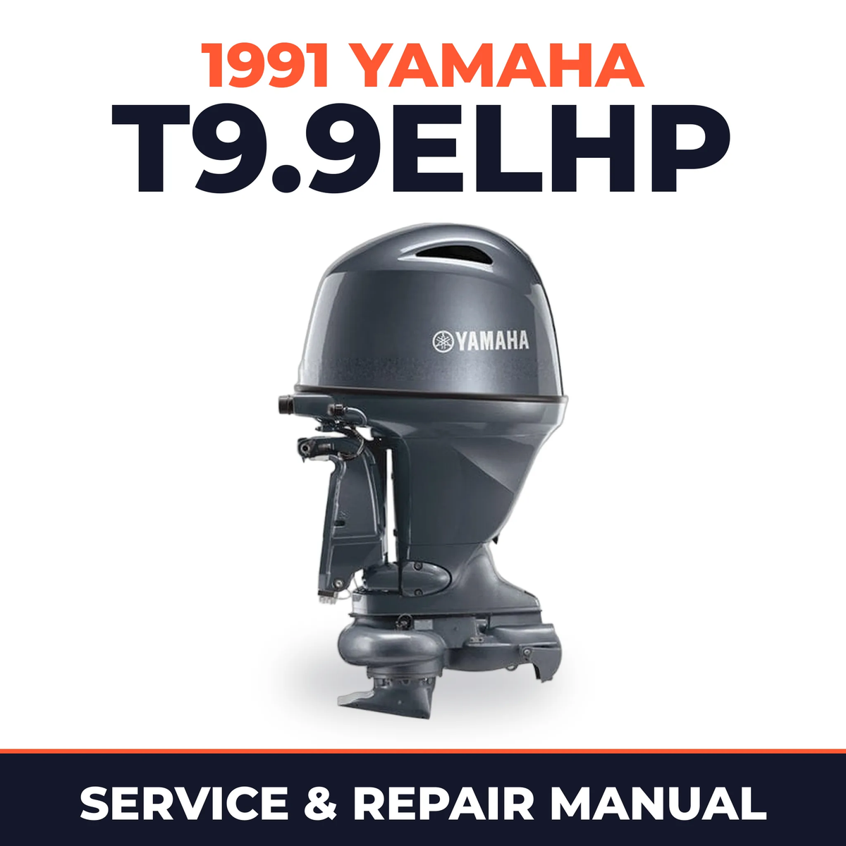 1991 Yamaha T9.9ELHP 2 stroke Service and Repair Manual