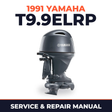 1991 Yamaha T9.9ELRP 2 stroke Service and Repair Manual