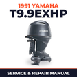 1991 Yamaha T9.9EXHP 2 stroke Service and Repair Manual