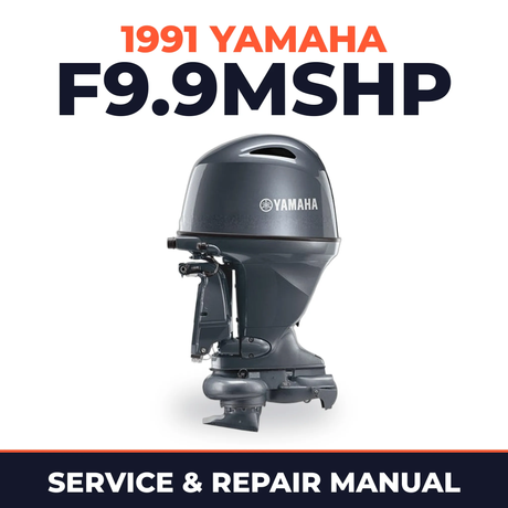 1991 Yamaha F9.9MSHP 4 stroke Service and Repair Manual