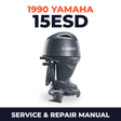 1990 Yamaha 15ESD 2 stroke Service and Repair Manual