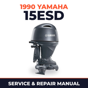 1990 Yamaha 15ESD 2 stroke Service and Repair Manual