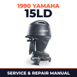 1990 Yamaha 15LD 2 stroke Service and Repair Manual
