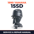 1990 Yamaha 15SD 2 stroke Service and Repair Manual