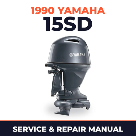 1990 Yamaha 15SD 2 stroke Service and Repair Manual