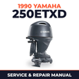 1990 Yamaha 250ETXD 2 stroke Service and Repair Manual