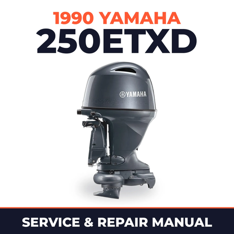 1990 Yamaha 250ETXD 2 stroke Service and Repair Manual