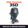 1990 Yamaha 3SD 2 stroke Service and Repair Manual