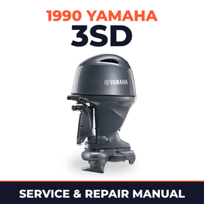 1990 Yamaha 3SD 2 stroke Service and Repair Manual