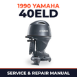 1990 Yamaha 40ELD 2 stroke Service and Repair Manual