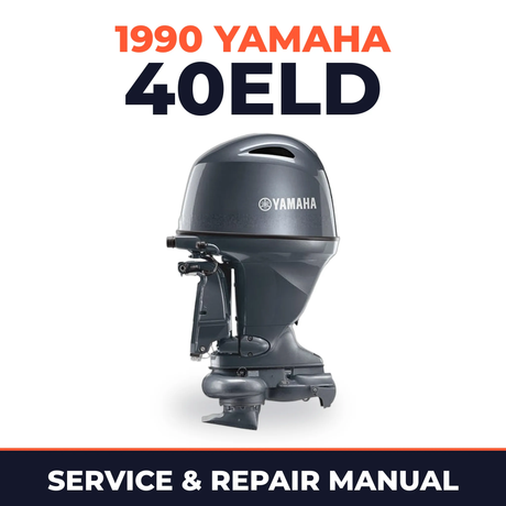 1990 Yamaha 40ELD 2 stroke Service and Repair Manual