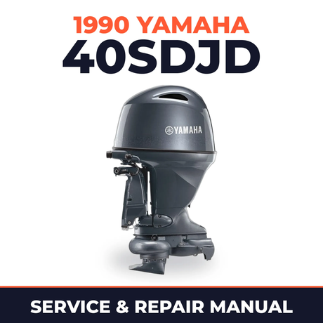 1990 Yamaha 40SDJD 2 stroke Service and Repair Manual