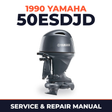 1990 Yamaha 50ESDJD 2 stroke Service and Repair Manual