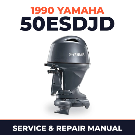 1990 Yamaha 50ESDJD 2 stroke Service and Repair Manual