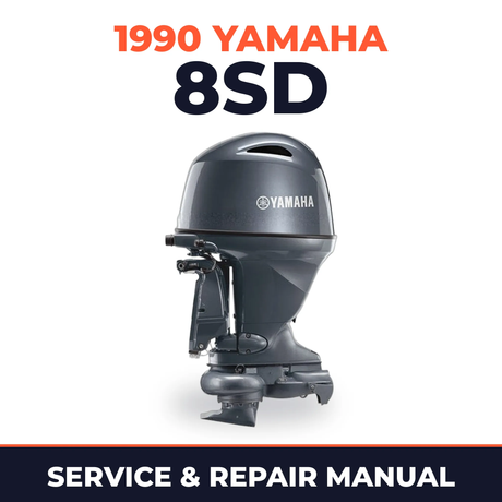 1990 Yamaha 8SD 2 stroke Service and Repair Manual