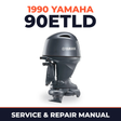 1990 Yamaha 90ETLD 2 stroke Service and Repair Manual