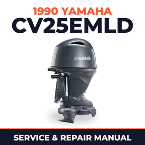 1990 Yamaha CV25EMLD 2 stroke Service and Repair Manual