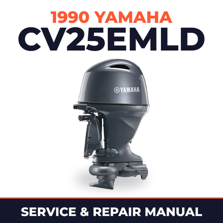 1990 Yamaha CV25EMLD 2 stroke Service and Repair Manual