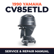 1990 Yamaha CV85ETLD 2 stroke Service and Repair Manual