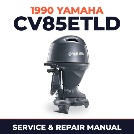 1990 Yamaha CV85ETLD 2 stroke Service and Repair Manual