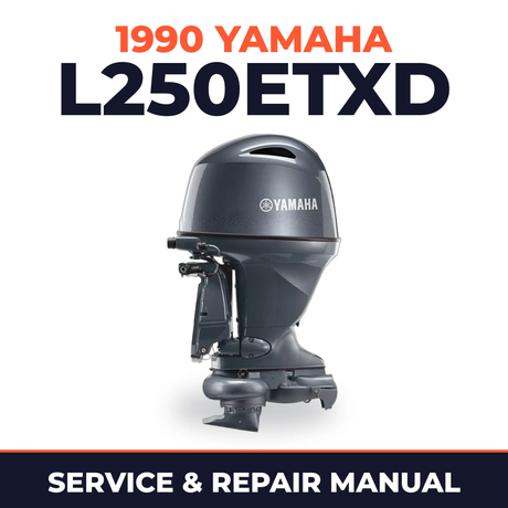 1990 Yamaha L250ETXD 2 stroke Service and Repair Manual