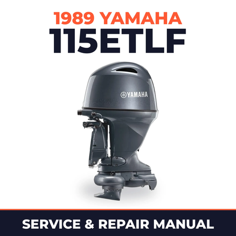 1989 Yamaha 115ETLF 2 stroke Service and Repair Manual