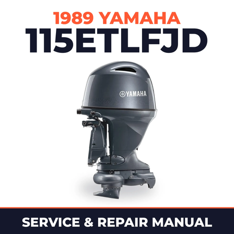 1989 Yamaha 115ETLFJD 2 stroke Service and Repair Manual