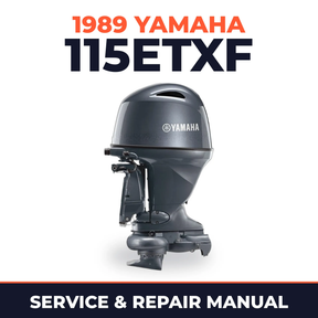 1989 Yamaha 115ETXF 2 stroke Service and Repair Manual