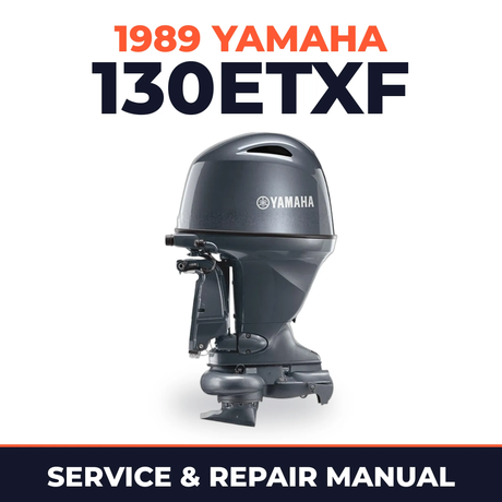 1989 Yamaha 130ETXF 2 stroke Service and Repair Manual