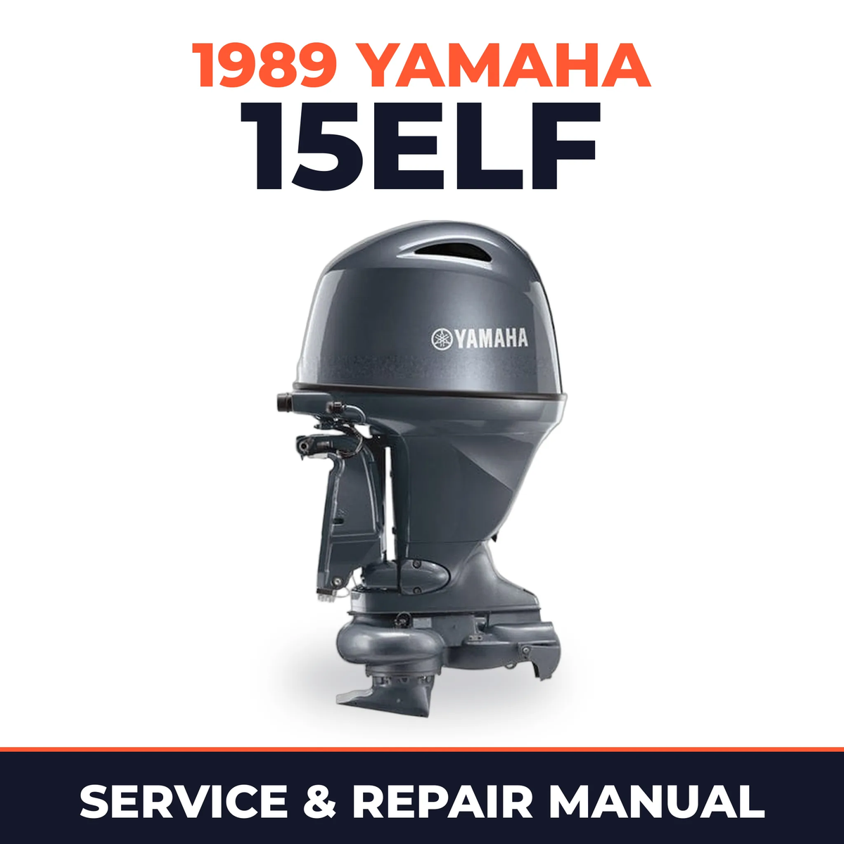1989 Yamaha 15ELF 2 stroke Service and Repair Manual