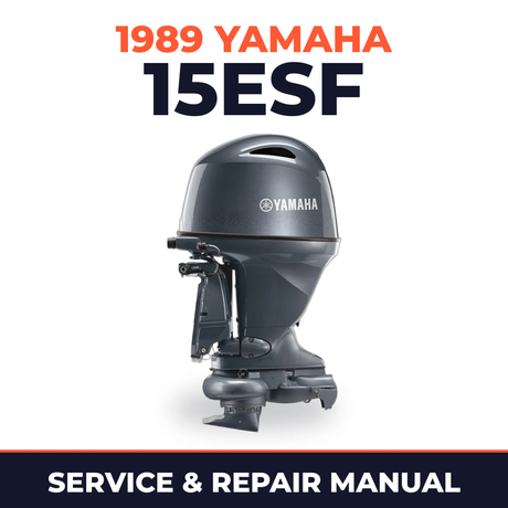 1989 Yamaha 15ESF 2 stroke Service and Repair Manual