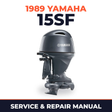 1989 Yamaha 15SF 2 stroke Service and Repair Manual