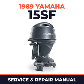 1989 Yamaha 15SF 2 stroke Service and Repair Manual