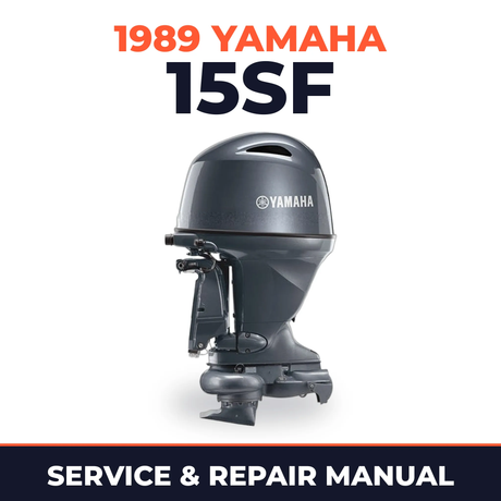 1989 Yamaha 15SF 2 stroke Service and Repair Manual