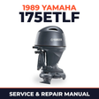 1989 Yamaha 175ETLF 2 stroke Service and Repair Manual