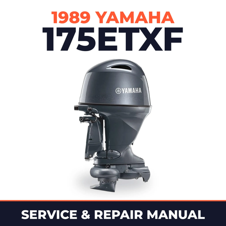 1989 Yamaha 175ETXF 2 stroke Service and Repair Manual