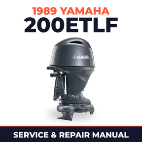 1989 Yamaha 200ETLF 2 stroke Service and Repair Manual