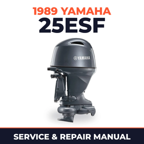 1989 Yamaha 25ESF 2 stroke Service and Repair Manual