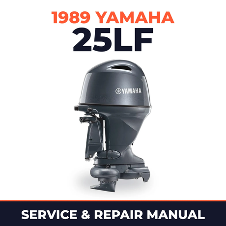 1989 Yamaha 25LF 2 stroke Service and Repair Manual