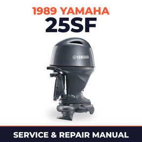 1989 Yamaha 25SF 2 stroke Service and Repair Manual