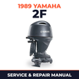 1989 Yamaha 2F 2 stroke Service and Repair Manual