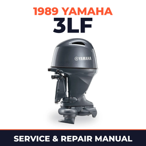 1989 Yamaha 3LF 2 stroke Service and Repair Manual
